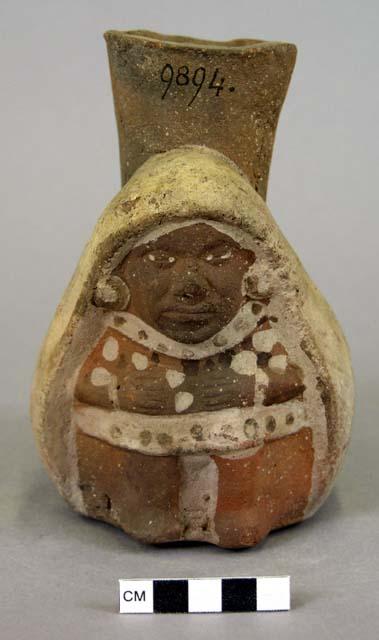 Vase, human figure