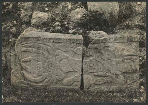 Platform of the Skulls, sculpture