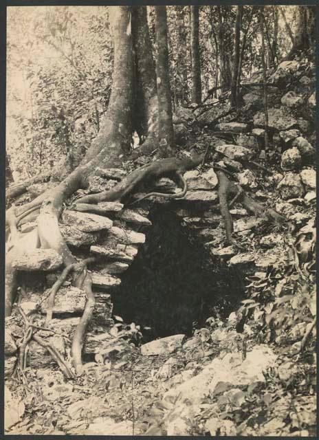 Structure IV, passage beneath stairway