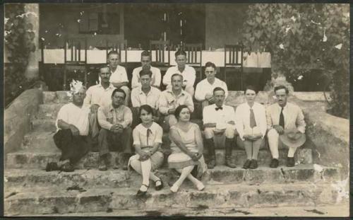 Chichen Itza staff, 1927 field season