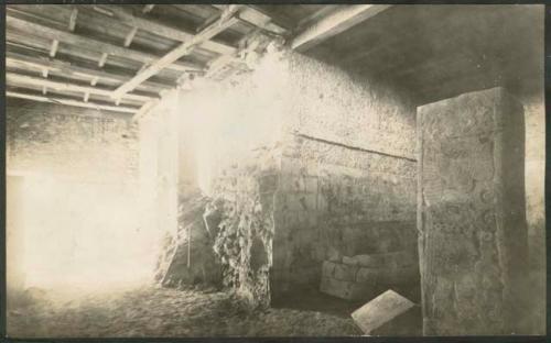 Temple of Chac Mool, after removal of fill