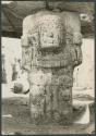 Temple of Warriors, Atlantean figure supporting altar