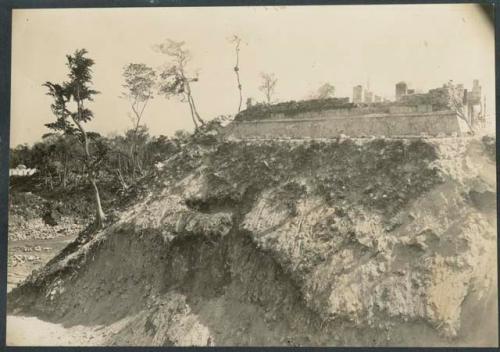 Temple of Warriors during excavation