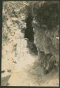 Temple of the Phalli, doorway and bench