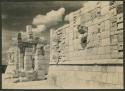 Temple of the Warriors, serpent columns and mask panels