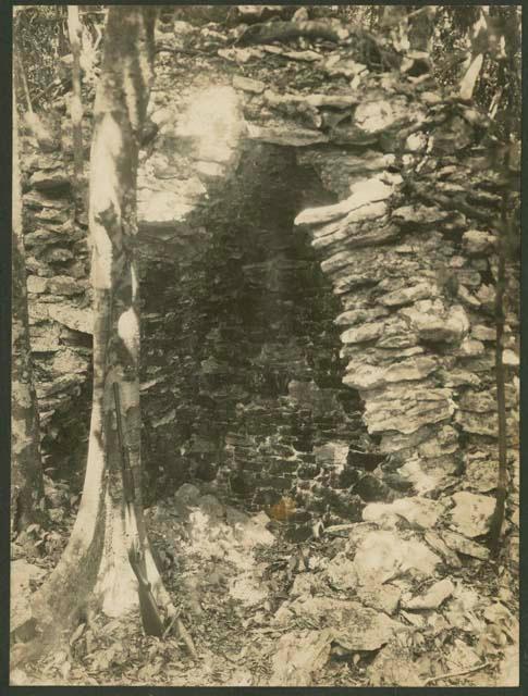 Coba, vault section of structure IV