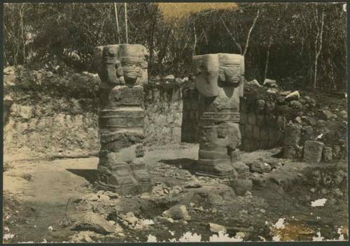 Temple of Atlantean columns, after restoration