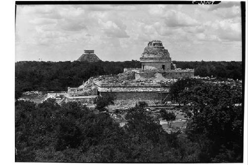 Caracol. View from Monjas before cleaning up.