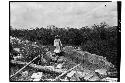 Caracol. Parapet of lower terrace - E. side.