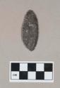 Chipped stone, projectile point, leaf shaped