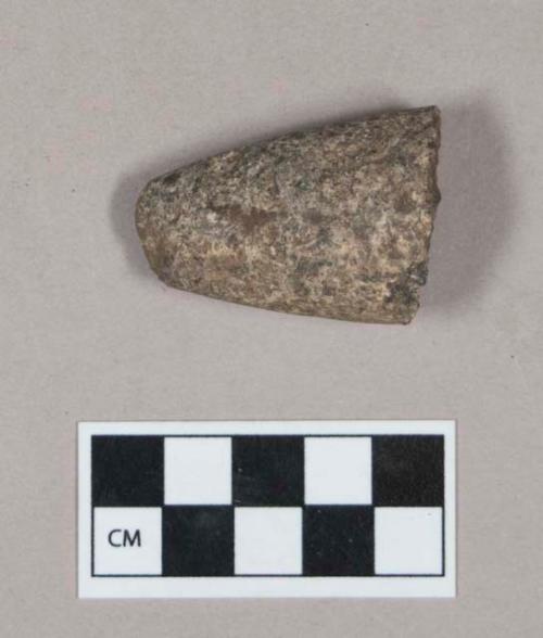 Ground stone, edged tool fragment, possible chisel