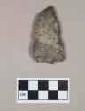 Chipped stone, biface fragment, possibly corner-notched