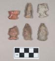 Chipped stone, projectile points and fragments, side-notched