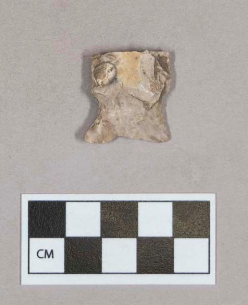 Chipped stone, biface fragment, corner-notched