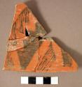 Bowl fragment; repaired