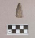 Chipped stone, projectile point, triangular