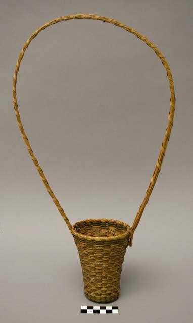 Loop-handled flower basket