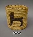 Basket with quadruped design