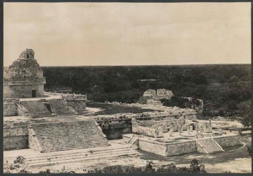 El Caracol and West Annex, viewed from Casa Colorado