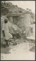 Temple of Wall Panels, during excavation