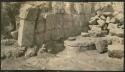 Temple of Wall Panels, northeast corner during excavation