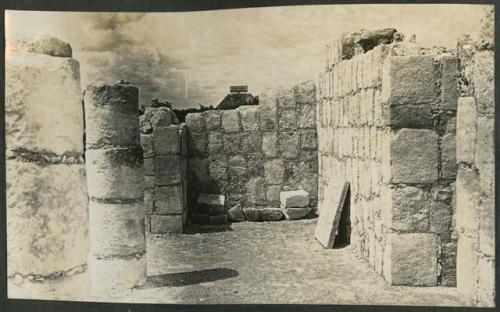 Temple of Wall Panels, outer chamber after excavation