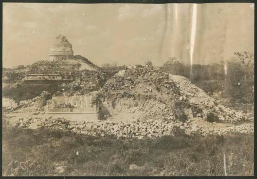 Temple of Wall Panels, after beginning of repair