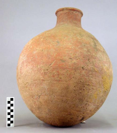 Jar, pottery, coarse