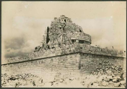 Caracol, northeast upper corner of terrace