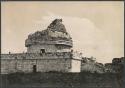 El Caracol, upper terrace and tower, view from northeast