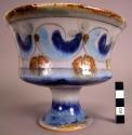 Ceramic stemmed bowl