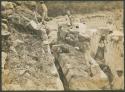 Caracol, excavation of inner room in West Annex