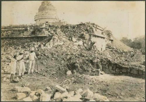 Caracol, South Annex before excavation