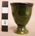 Ceramic miniature footed cup
