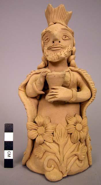 Terra cotta creche figurine. One of group (27404a-m)