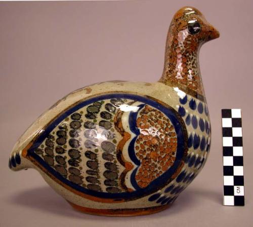 Ceramic partridge figurine