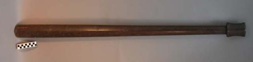 One 3 1/2' War club of heavy wood