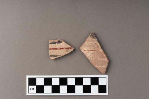 2 sherds - Villa Ahumada Polychrome, Capulín Variant