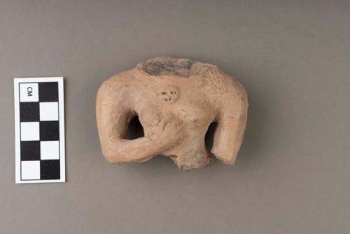 Fragmentary pottery figurine- Archaic type