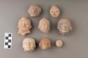 Terracotta heads