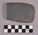 Ground stone, edged tool fragment