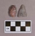 Chipped stone, projectile points, includes triangular