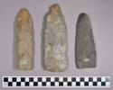 Chipped stone, projectile points, lanceolate and stemmed