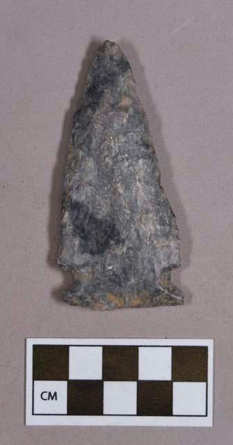 Chipped stone, projectile point, side-notched