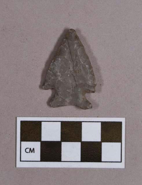 Chipped stone, projectile point, corner-notched