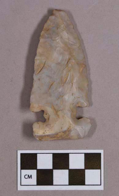 Chipped stone, projectile point, side-notched