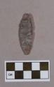 Chipped stone, projectile point, leaf-shaped