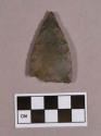 Chipped stone, projectile point, stemmed