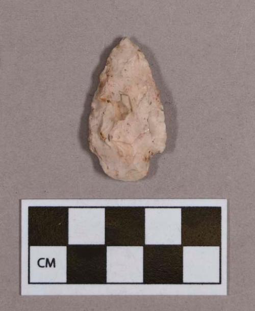 Chipped stone, projectile point, stemmed