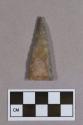 Chipped stone, projectile point, triangular